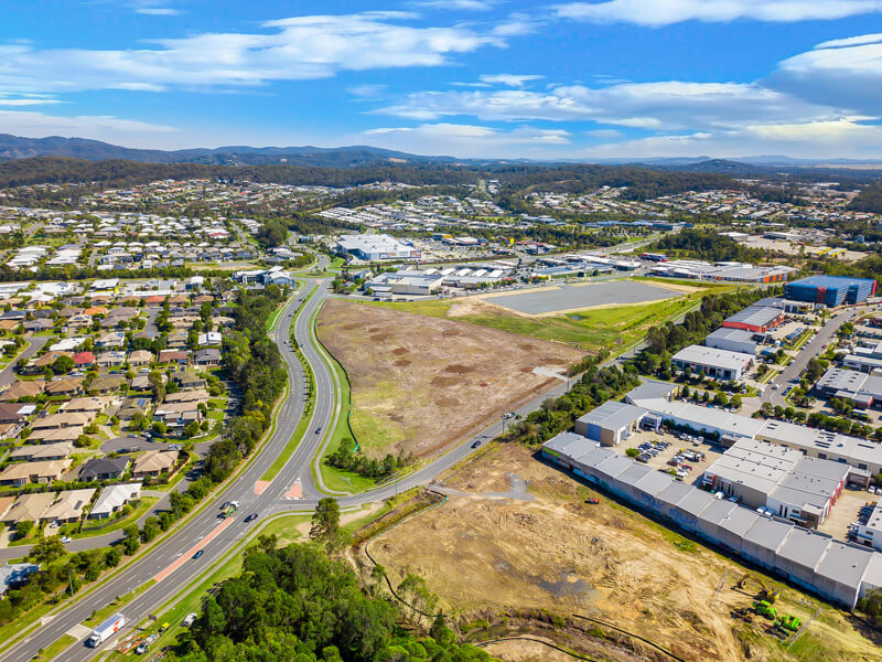 Vivid Productions Commercial Photography and Videography Vacant Land - Aerial Highway View